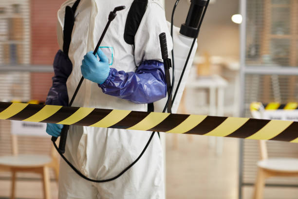 Professional Sewage Cleanup technician working in Cleveland, OH